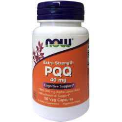 Now Foods PQQ Extra Strength 40mg 50 Capsules Now Foods PQQ Extra Strength 40mg 50 Capsules