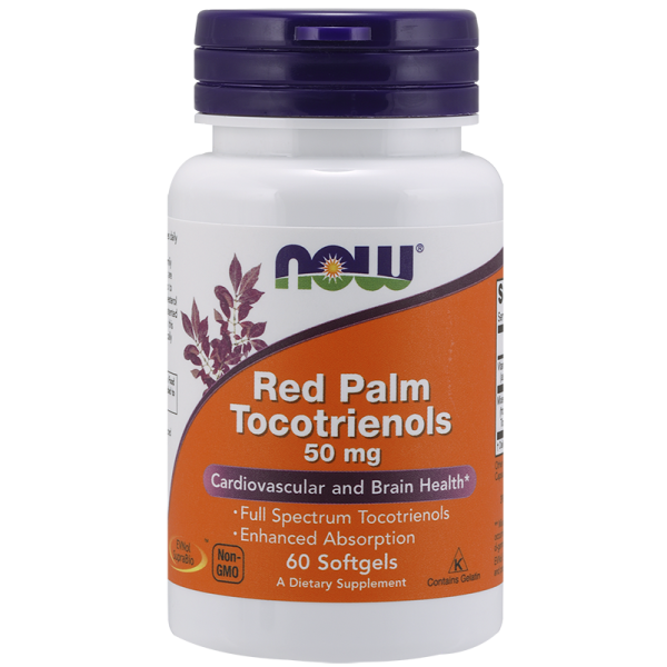 Now Foods Red Palm Tocotrienols 50mg 60 Softgels