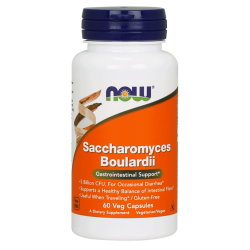 Now Foods Saccharomyces Boulardii Gastrointestinal Support 60 Capsules