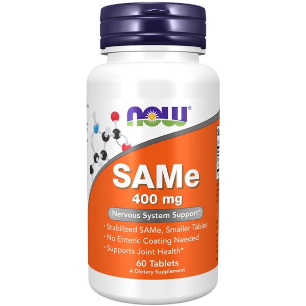 Now Foods SAMe 400mg 60 Tablets