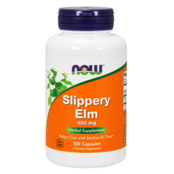 Now Foods Slippery Elm 400mg 100 Capsules Now Foods Slippery Elm 400mg 100 Capsules