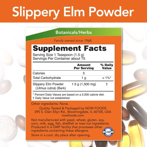 Now Foods Slippery Elm Powder 113g
