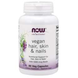 Now Foods Vegan Hair Skin and Nails 90 Capsules Now Foods Vegan Hair Skin and Nails 90 Capsules