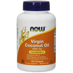 Now Foods Virgin Coconut Oil 1000mg 120 Softgels Now Foods Virgin Coconut Oil 1000mg 120 Softgels