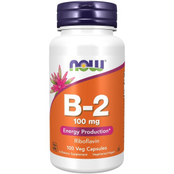 Now Foods Vitamin B2 Riboflavin 100mg 100 Capsules Now Foods Vitamin B2 Riboflavin 100mg 100 Capsules