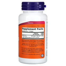 Now Foods Vitamin D3 1000IU 180 Softgels Now Foods Vitamin D3 1000IU 180 Softgels