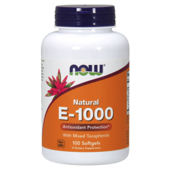Now Foods Vitamin E-1000 Natural 100 Softgels Now Foods Vitamin E-1000 Natural 100 Softgels