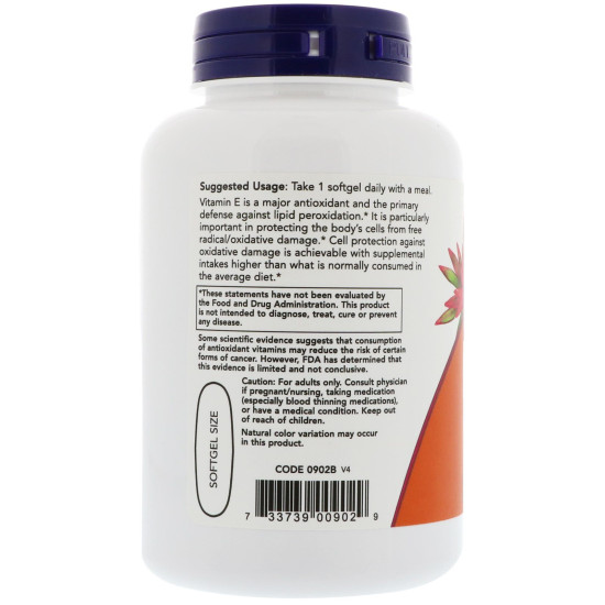 Now Foods Vitamin E-1000 Natural 100 Softgels Now Foods Vitamin E-1000 Natural 100 Softgels