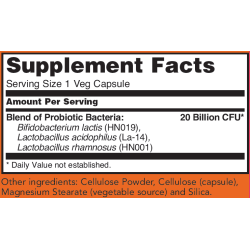 Now Foods Women's Probiotic 20 Billion 50 Capsules