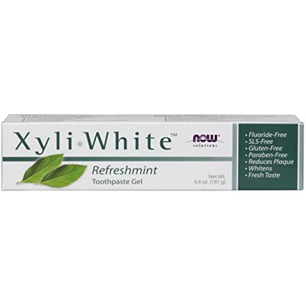 Now Foods XyliWhite Toothpaste Gel Refreshmint 181g