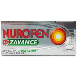 Nurofen Zavance Ibuprofen Pain Relief 12 Caplets