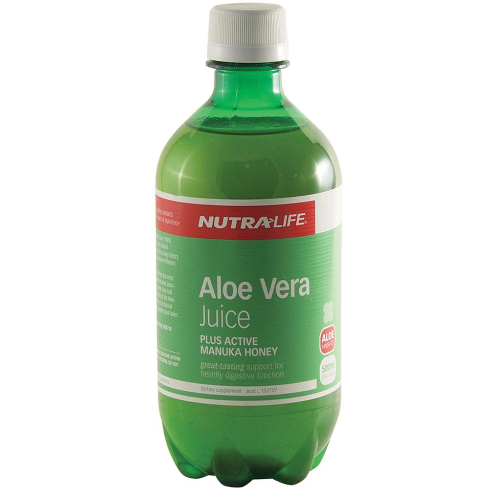 NutraLife Aloe Vera Organic Juice with Manuka Honey 500ml ...
