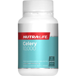 NutraLife Celery 10,000mg 60 Capsules NutraLife Celery 10,000mg 60 Capsules