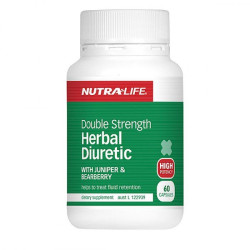 NutraLife Double Strength Herbal Diuretic 60 Capsules NutraLife Double Strength Herbal Diuretic 60 Capsules