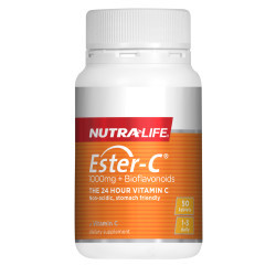 NutraLife Ester C 1000mg + Bioflavonoids 50 Tablets NutraLife Ester C 1000mg + Bioflavonoids 50 Tablets