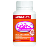 NutraLife Ester C 500mg + Echinacea Chewables 60 Tablets NutraLife Ester C 500mg + Echinacea Chewables 60 Tablets