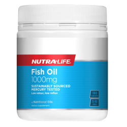 NutraLife Fish Oil 1000mg 180 Capsules  NutraLife Fish Oil 1000mg 180 Capsules
