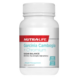 NutraLife Garcinia Cambogia + Chromium 60 Capsules NutraLife Garcinia Cambogia + Chromium 60 Capsules