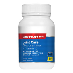 NutraLife Joint Care Glucosamine + Turmeric 1-A-Day 60 Capsules NutraLife Joint Care Glucosamine + Turmeric 1-A-Day 60 Capsules