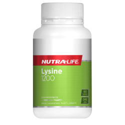 NutraLife Lysine 1200mg 60 Tablets NutraLife Lysine 1200mg 60 Tablets
