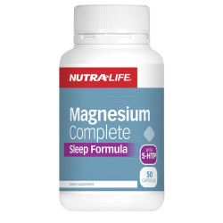 NutraLife Magnesium Complete Sleep Formula 50 Capsules NutraLife Magnesium Complete Sleep Formula 50 Capsules