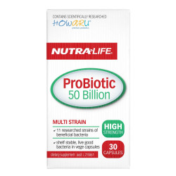 NutraLife ProBiotic 50 Billion 30 Capsules NutraLife ProBiotic 50 Billion 30 Capsules