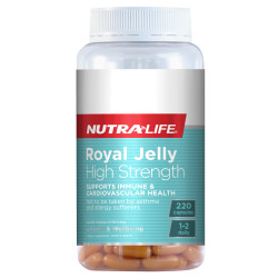 NutraLife Royal Jelly High Strength 1200mg 220 Capsules NutraLife Royal Jelly High Strength 1200mg 220 Capsules