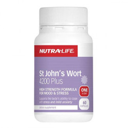 NutraLife St John’s Wort 4200mg Plus 60 Capsules NutraLife St John’s Wort 4200mg Plus 60 Capsules
