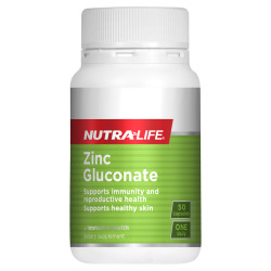 NutraLife Zinc Gluconate 50 Capsules NutraLife Zinc Gluconate 50 Capsules