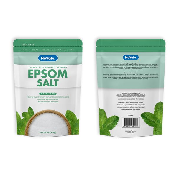 NuValu Epsom Salt Foot Soak 454g