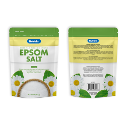 NuValu Epsom Salt Spa Green Tea & Chamomile Scented 454g