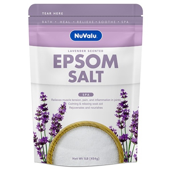 NuValu Epsom Salt Lavender Spa 454g