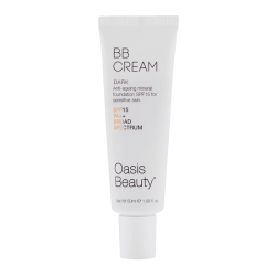 Oasis Beauty Natural BB Cream SPF 15 in Dark Shade 50ml Oasis Beauty Natural BB Cream SPF 15 in Dark Shade 50ml