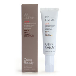 Oasis Beauty Natural BB Cream SPF 15 in Light Shade 50ml Oasis Beauty Natural BB Cream SPF 15 in Light Shade 50ml