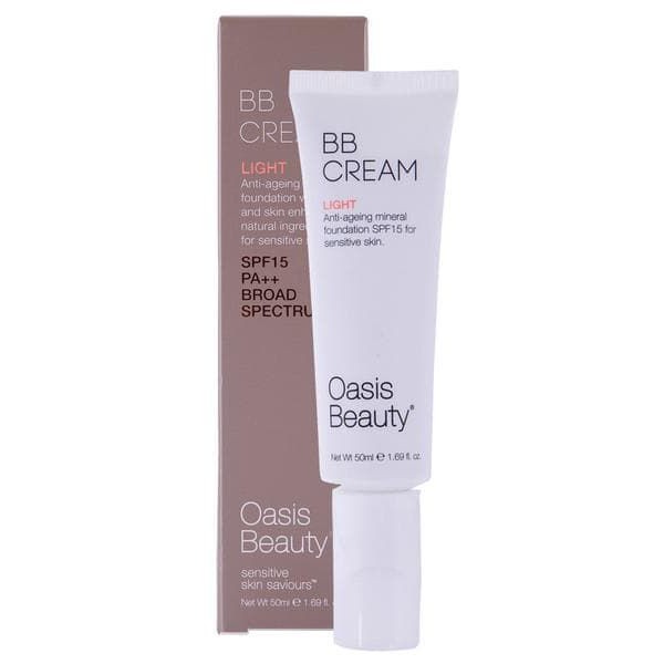 Oasis Beauty Natural BB Cream SPF 15 in Light Shade 50ml