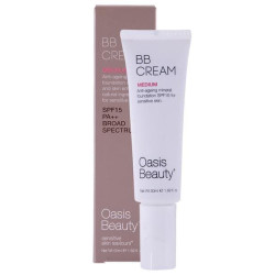 Oasis Beauty Natural BB Cream SPF 15 in Medium Shade 50ml Oasis Beauty Natural BB Cream SPF 15 in Medium Shade 50ml