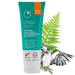 Oasis Sun Aloe Vera & Cucumber Skin Healing Gel (250ml Family Size) Oasis Sun Aloe Vera & Cucumber Skin Healing Gel (250ml Family Size)