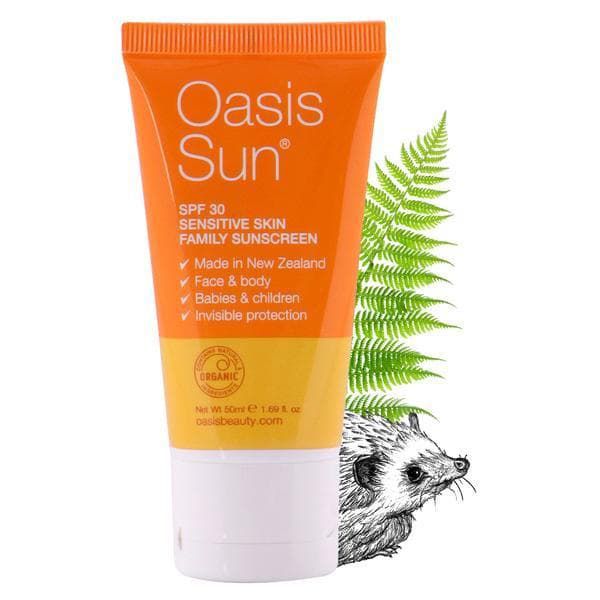 Oasis Sun SPF 30 Family Sunscreen (50ml Travel Size)