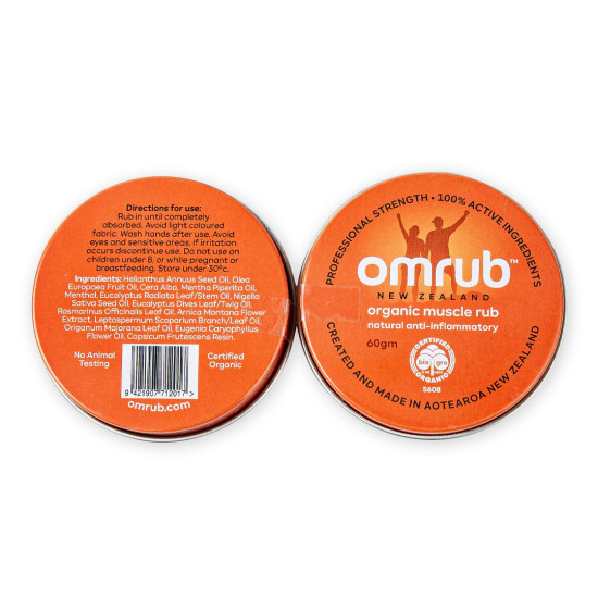 Omrub Certified Organic Muscle Rub 60g Omrub Certified Organic Muscle Rub 60g
