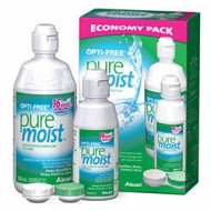 Opti-Free PureMoist Economy Pack (300+90ml) + Lens Case Opti-Free PureMoist Economy Pack (300+90ml) + Lens Case