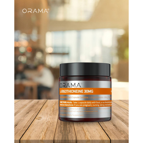 ORAMA L-Ergothioneine 30mg 30 Capsules