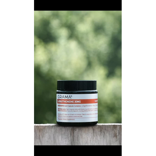 ORAMA L-Ergothioneine 30mg 30 Capsules
