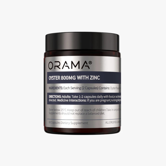 ORAMA Oyster 800mg with Zinc 60 Capsules