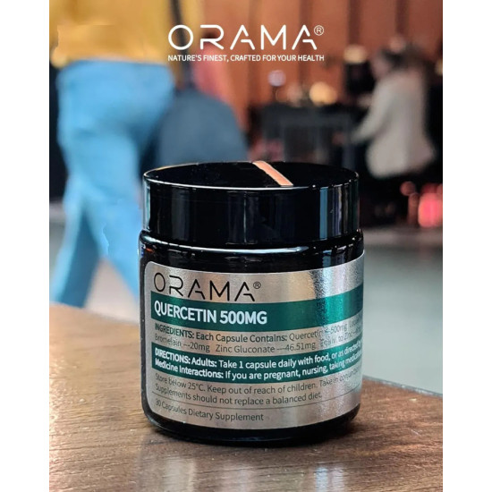 ORAMA Quercetin 500mg 30 Capsules - High Quality Formula