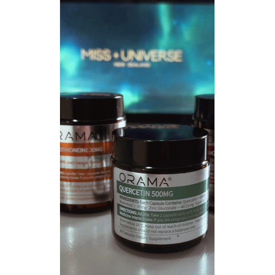 ORAMA Quercetin 500mg 30 Capsules - High Quality Formula