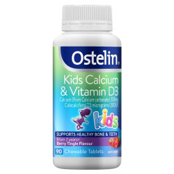 Ostelin Kids Calcium & Vitamin D3 90 Chewable Tablets Ostelin Kids Calcium & Vitamin D3 90 Chewable Tablets