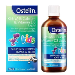 Ostelin Kids Milk Calcium & Vitamin D3 Liquid 90ml Ostelin Kids Milk Calcium & Vitamin D3 Liquid 90ml