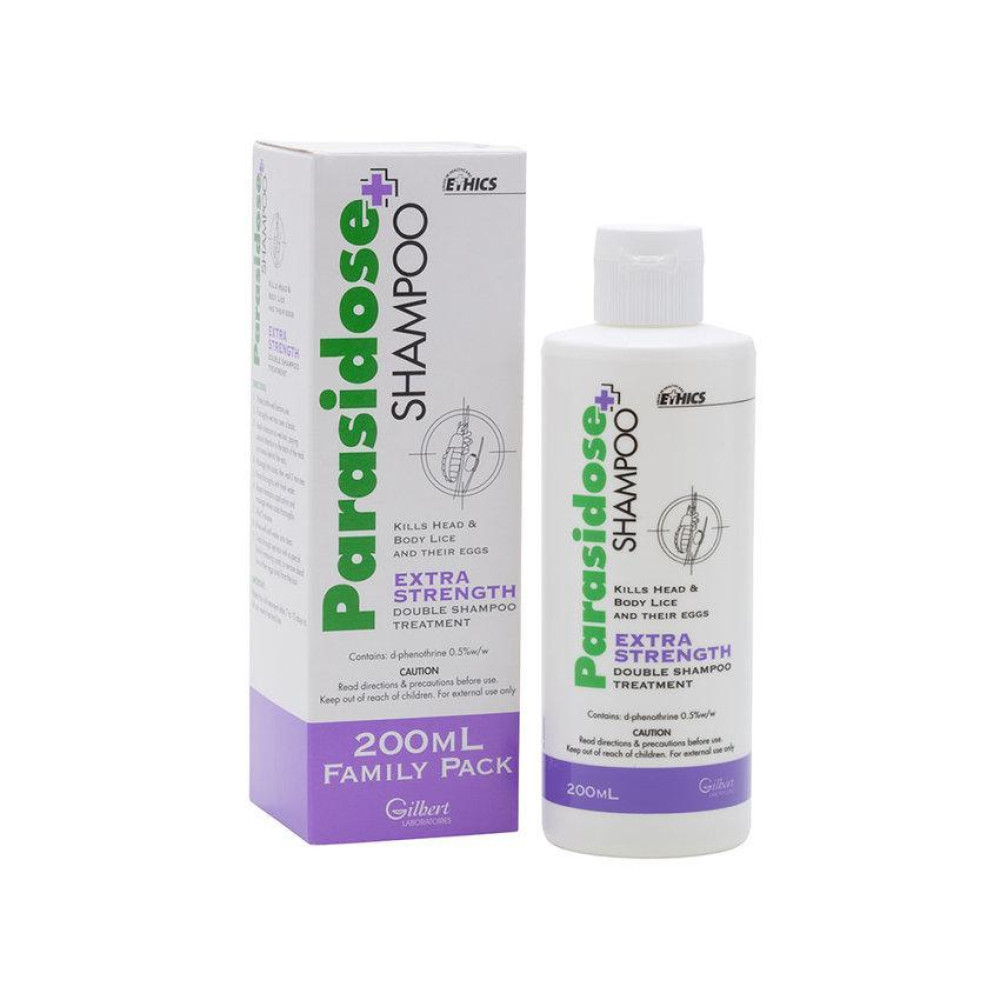 Parasidose Head Lice Shampoo 200ml Healthporter