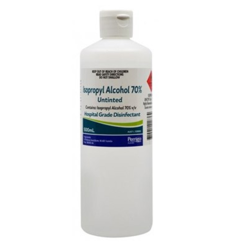 Isopropyl Alcohol 70 Untinted 500ml HealthPorter NZ