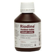 Riodine Povidone-Iodine 10% Antiseptic Solution 100ml Riodine Povidone-Iodine 10% Antiseptic Solution 100ml